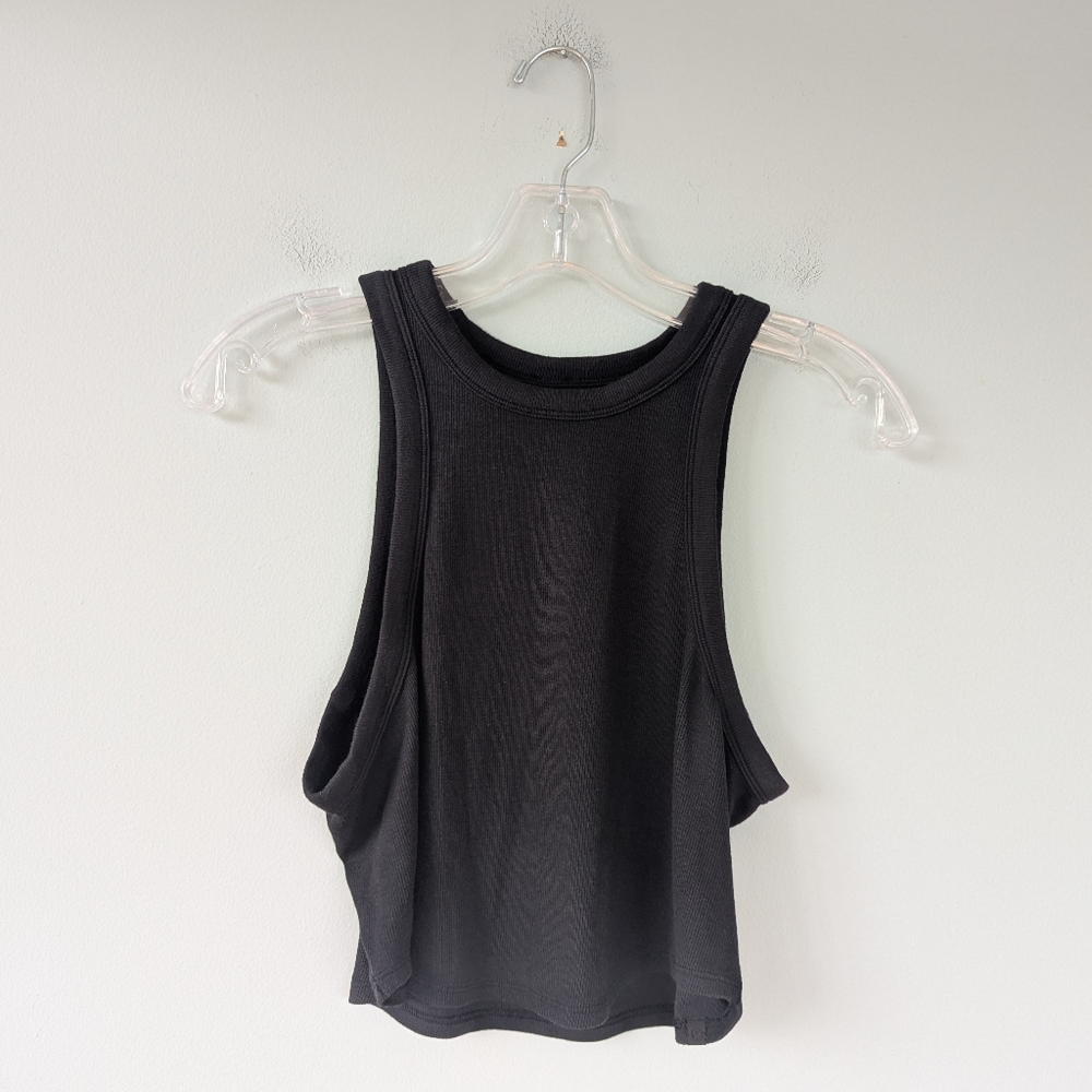 Lululemon Women's Black Hold Tight Cropped Tank Top - Picture 5 of 8